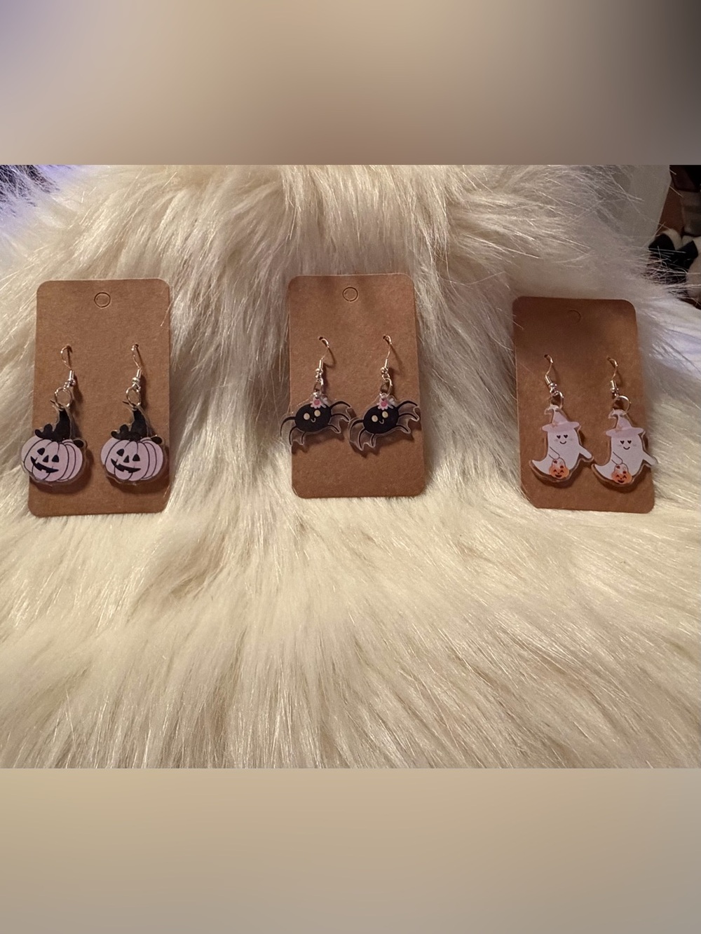Cute Black Spider Dangle Earrings - Women Jewelry